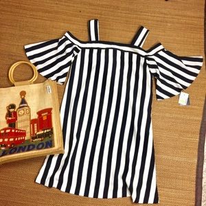 💥HOST PICK💥NWT- Just Taylor striped dress SZ 10